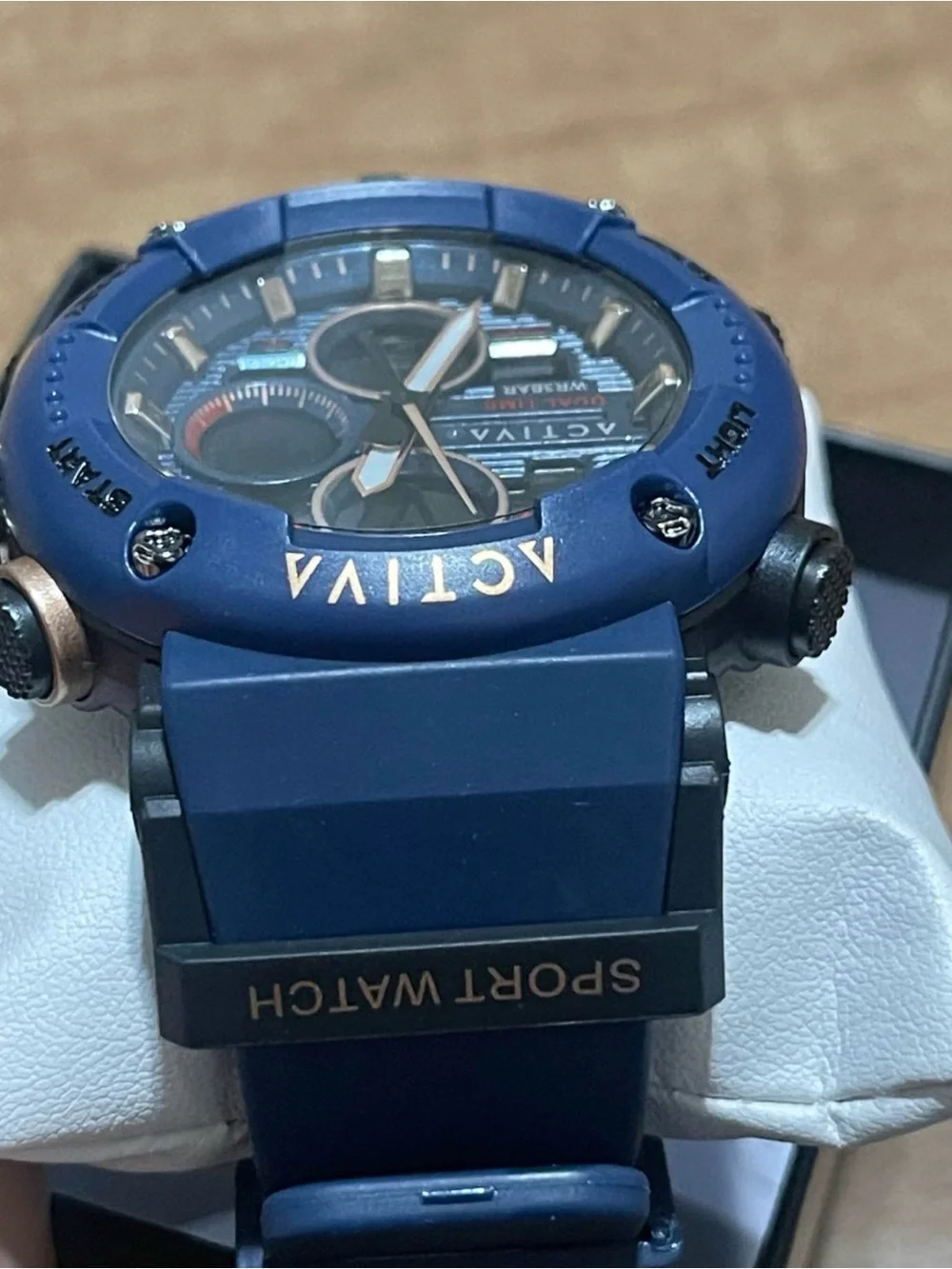 Activa X Invicta Digital Men's Watch - 52mm. Blue, new.